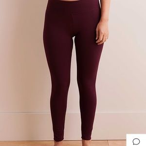 Aerie Maroon Leggings